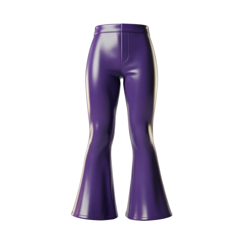 Purple Latex Flares