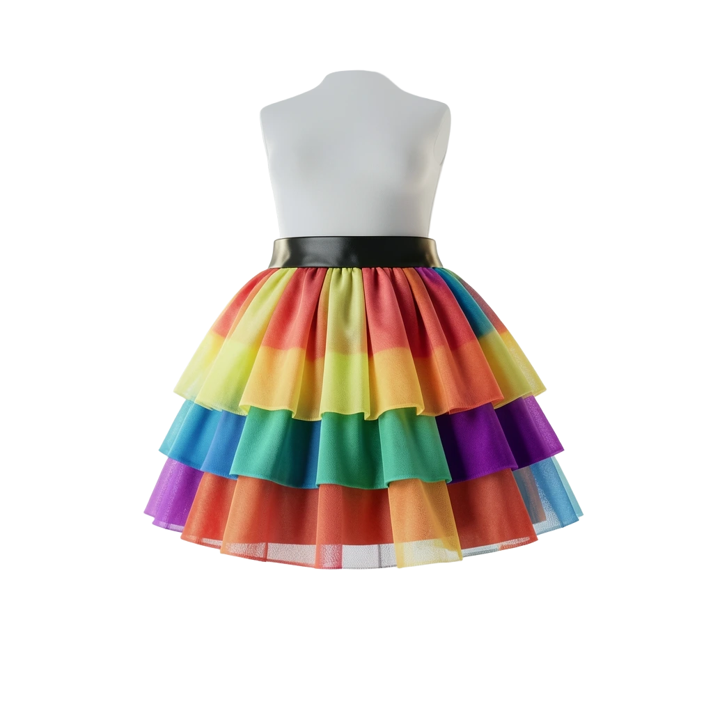 Rainbow Tulle Skirt