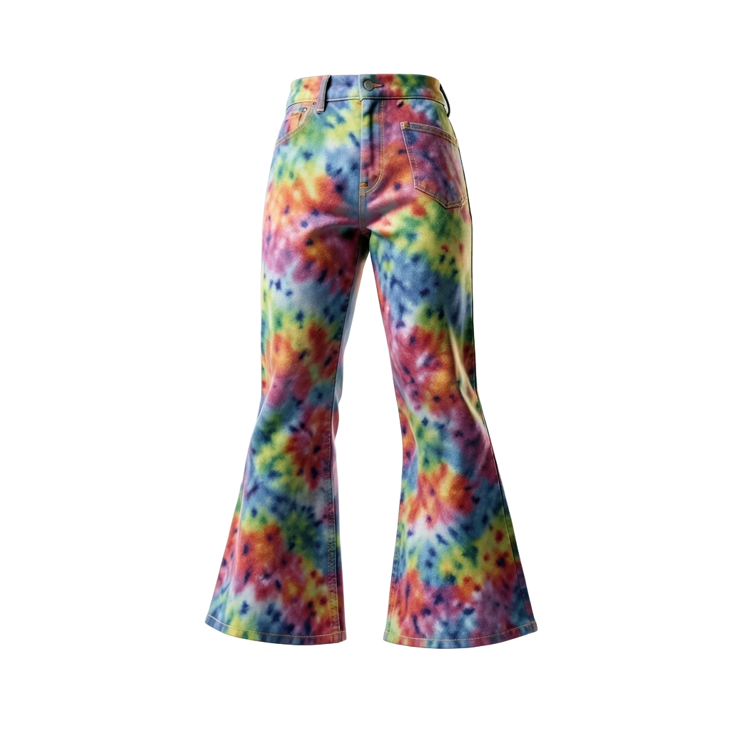 Tie-Dye Flare Pants