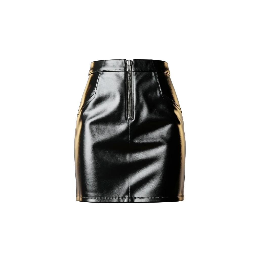 Vinyl Mini Skirt