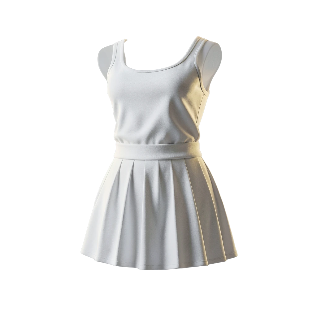 White Tennis Skirt