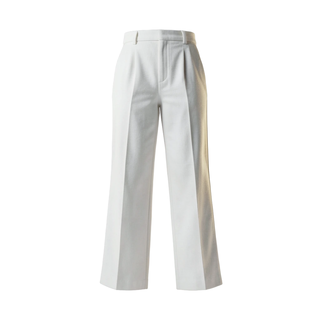 White Linen Trousers