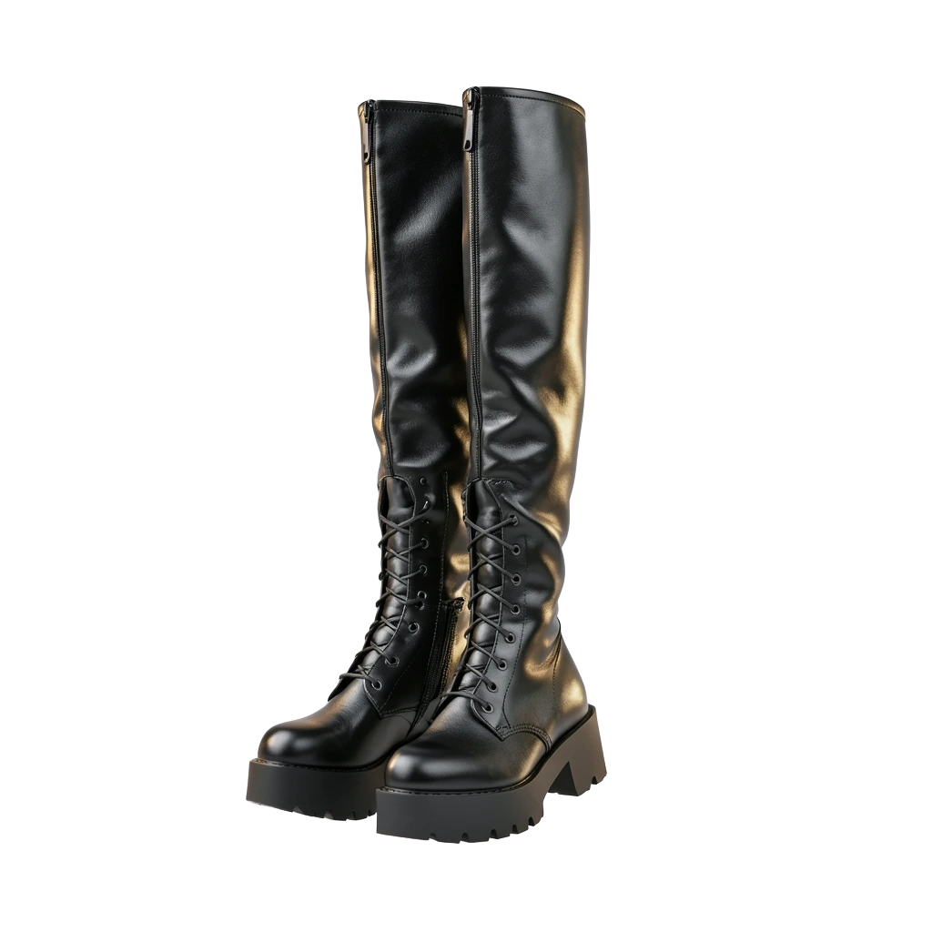 Thigh-High Platform Boots