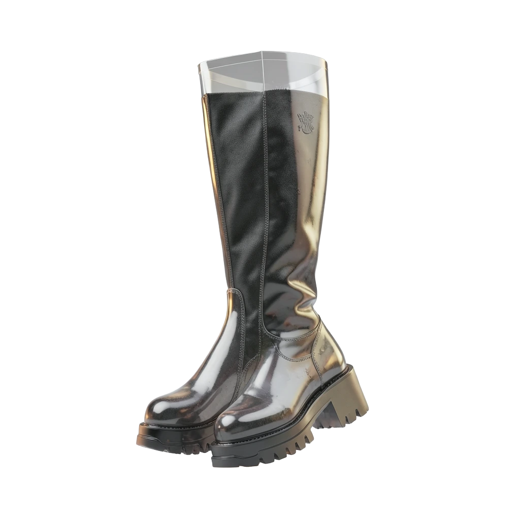 Transparent Thigh Boots