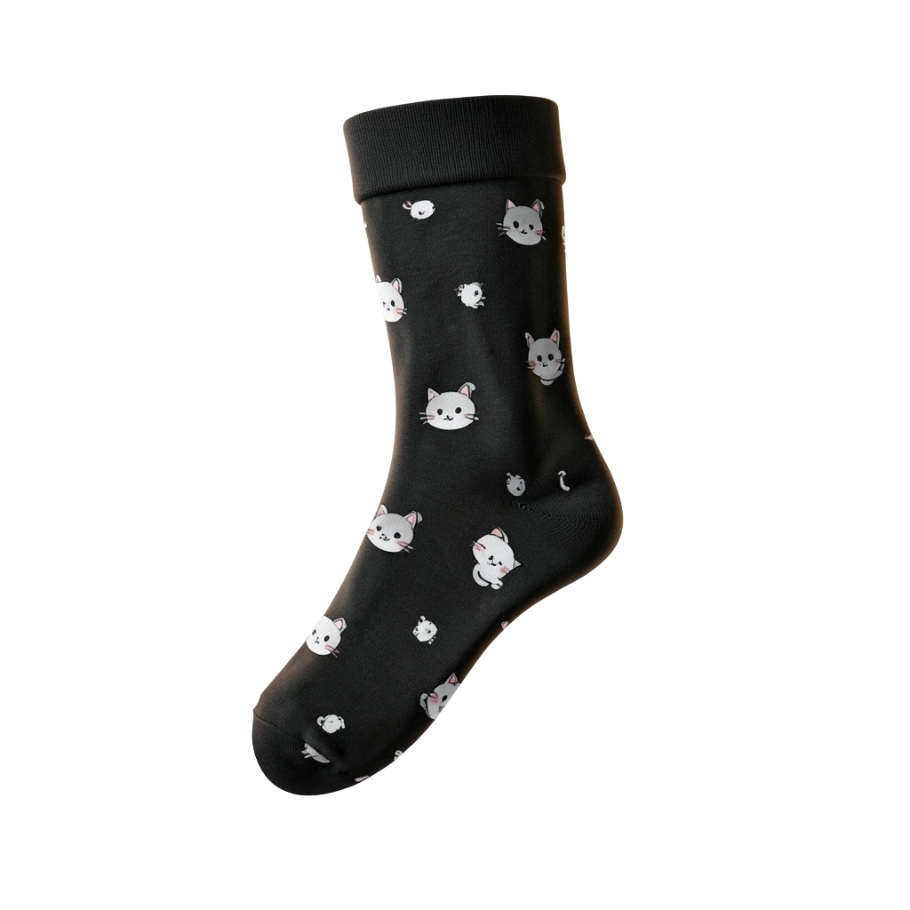 Cat Print Stockings