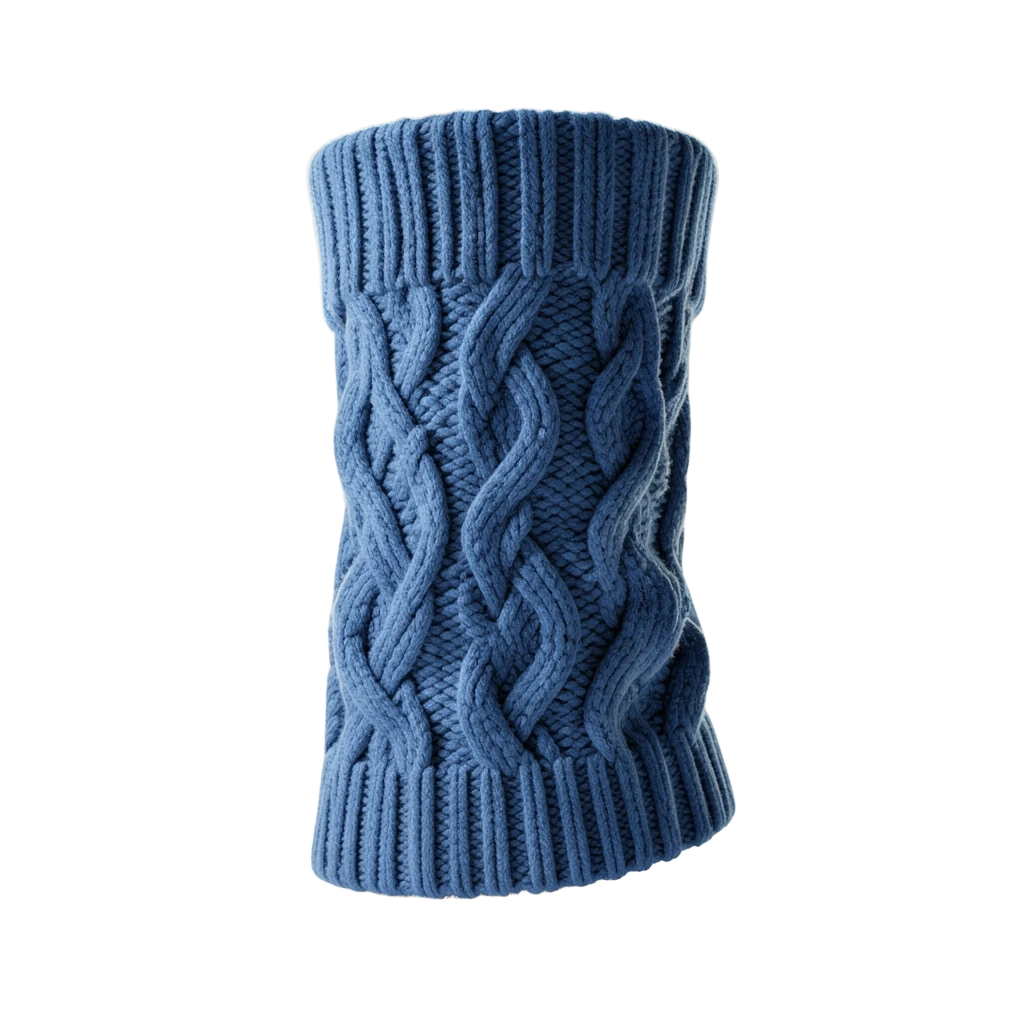Electric Blue Knit Warmers