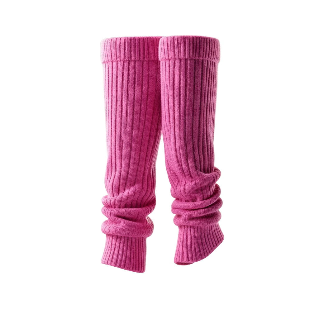 Neon Pink Leg Warmers