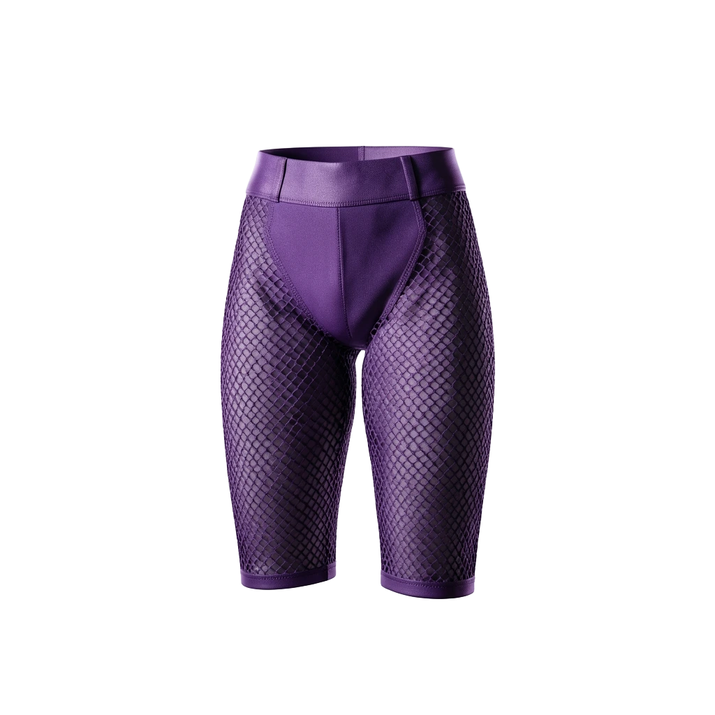 Purple Fishnet Stockings