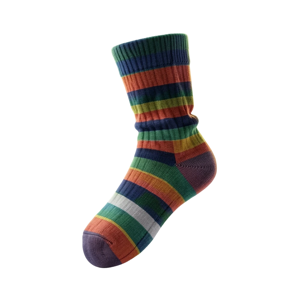 Striped Slouch Socks