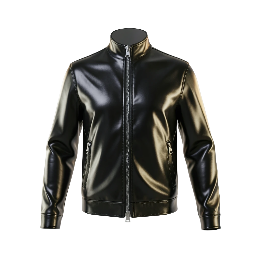 Black Latex Jacket