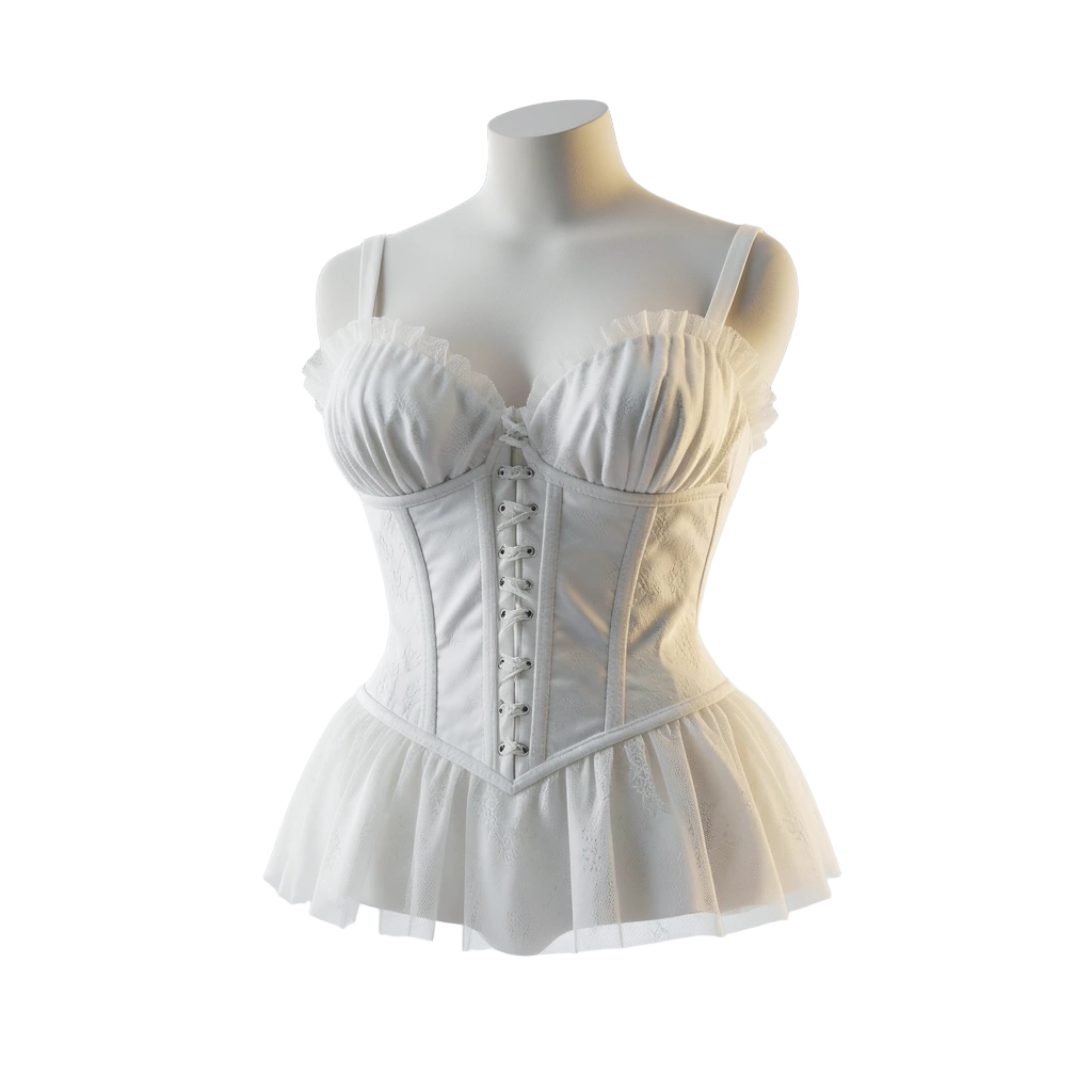 White Cone Corset