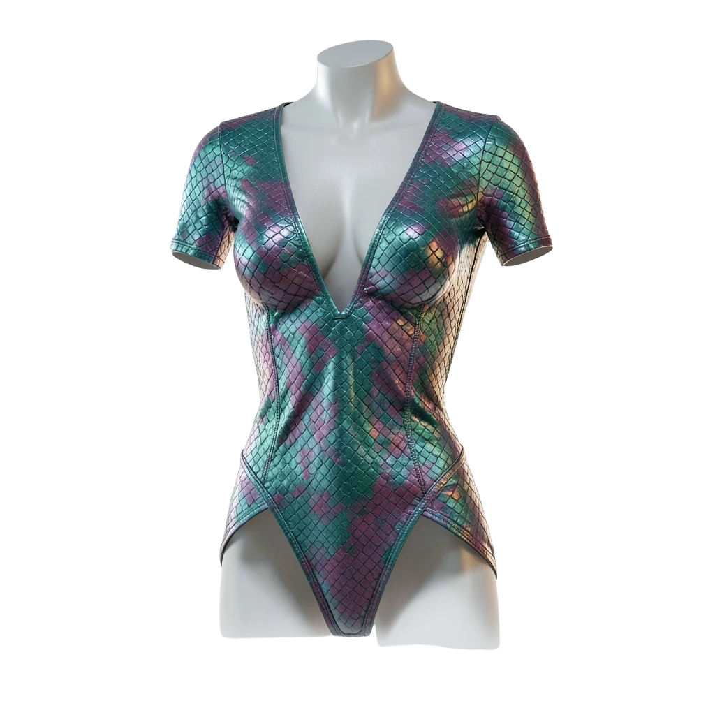 Iridescent Scale Bodysuit