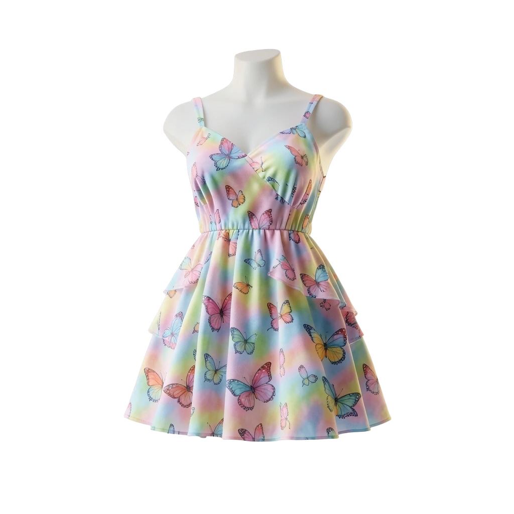 Pastel Sweetheart Mini Dress