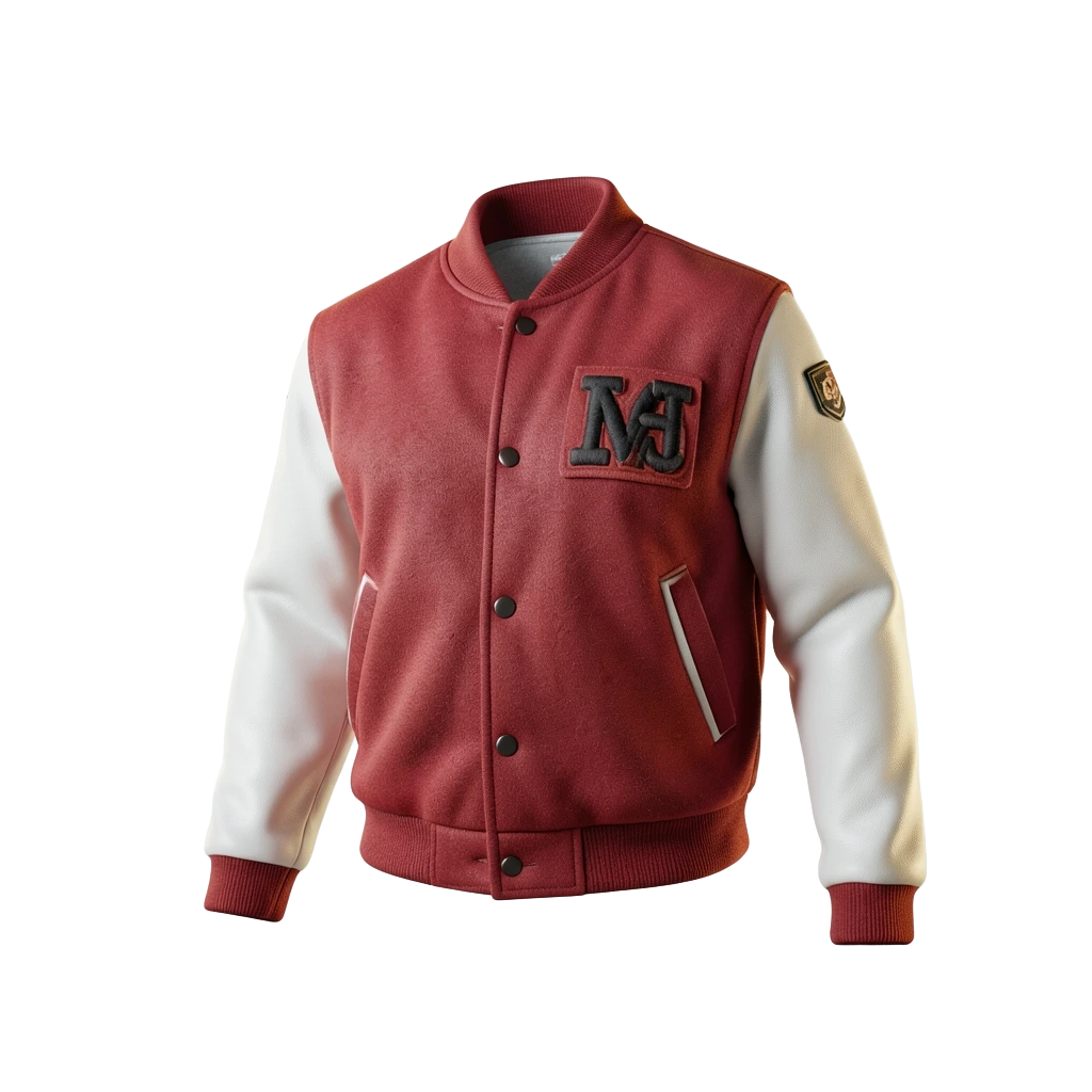 Red Varsity Bomber