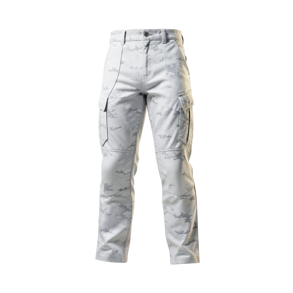 Arctic White Combat Trousers