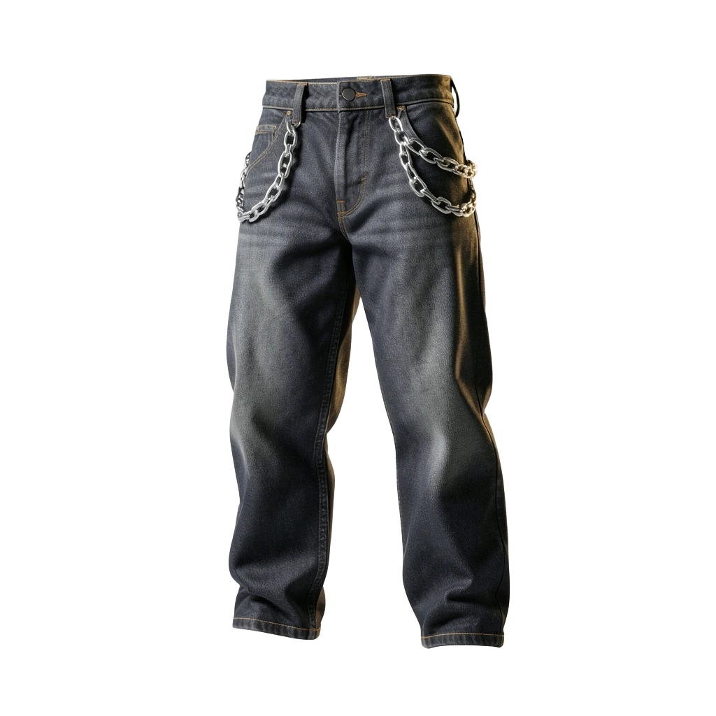 Baggy Dark Jeans