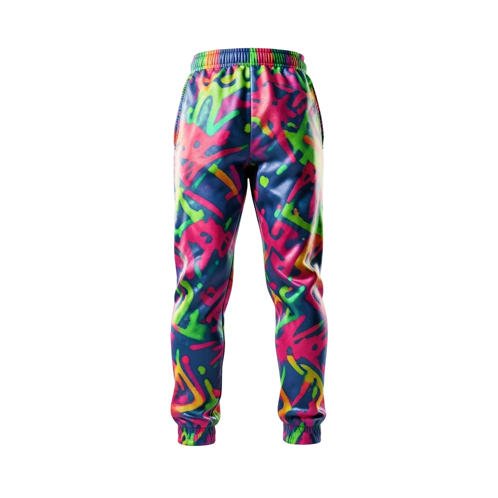 UV-Reactive Tracksuit Bottoms