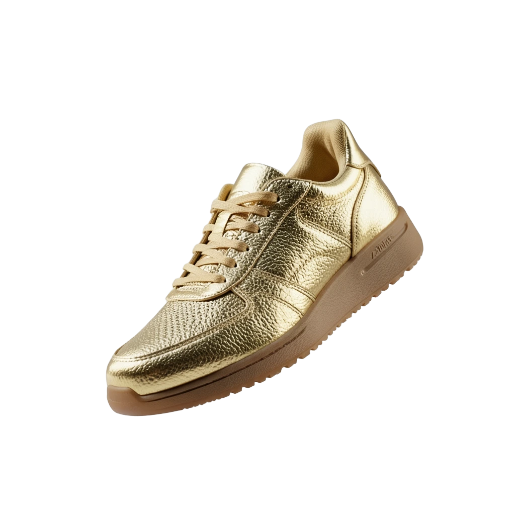 Gold Athletic Sneakers