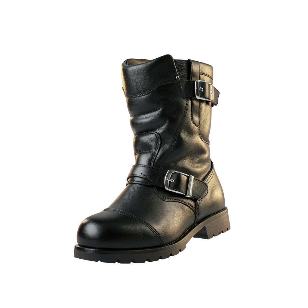 Chrome Motorcycle Boots