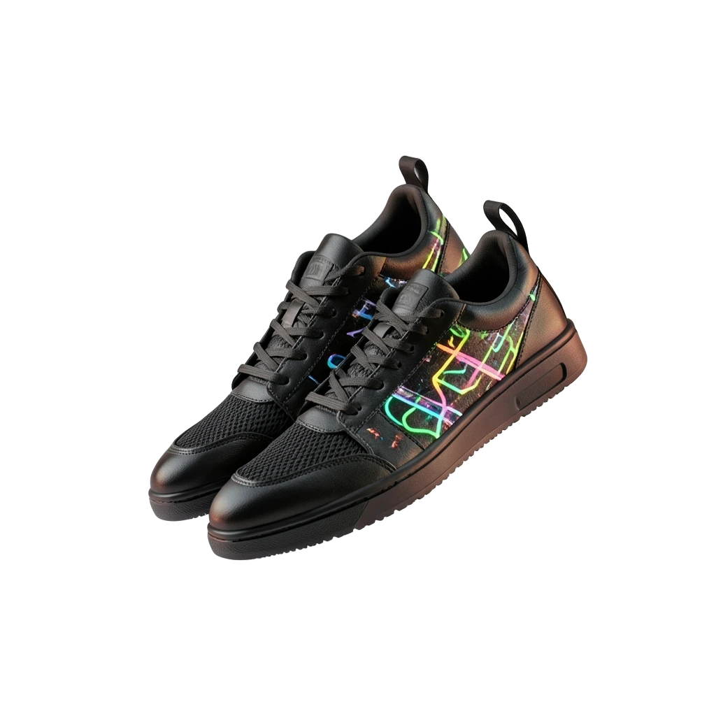 Neon Glow High Tops