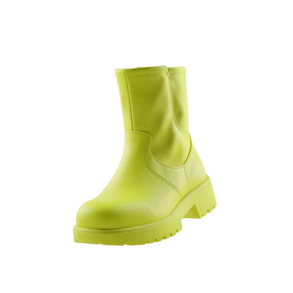 Neon Yellow Boots