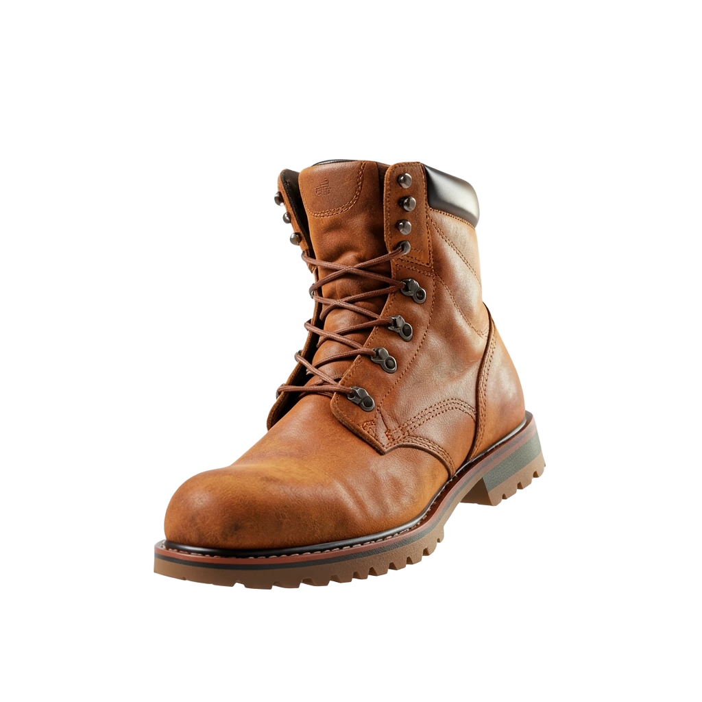 Orange Cyber Work Boots