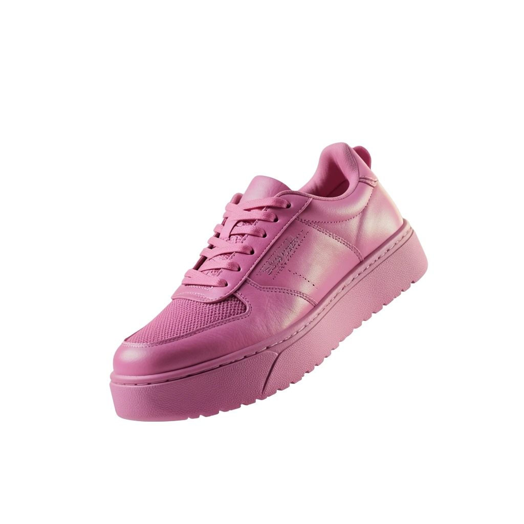 Pink Cyber Platform Sneakers