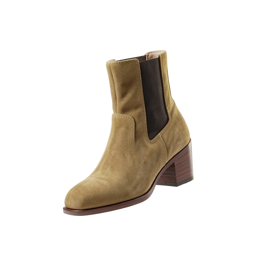Tan Suede Chelsea Boots