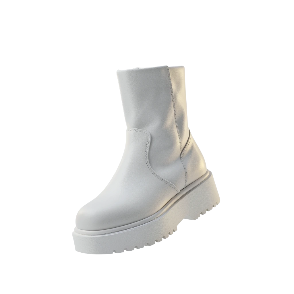 White Platform Boots