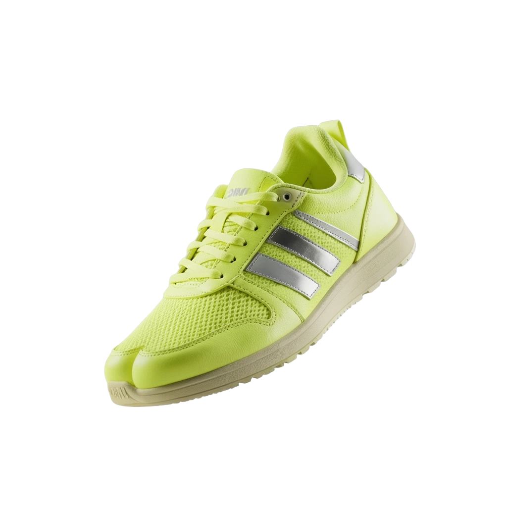 Yellow Reflective Sneakers