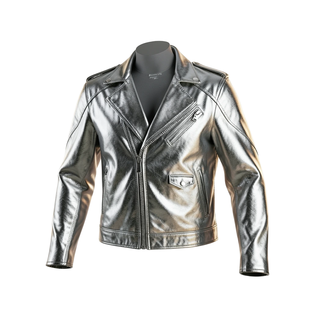 Chrome Biker Jacket