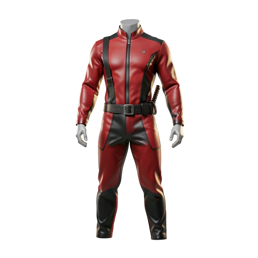 Red Mercenary Suit