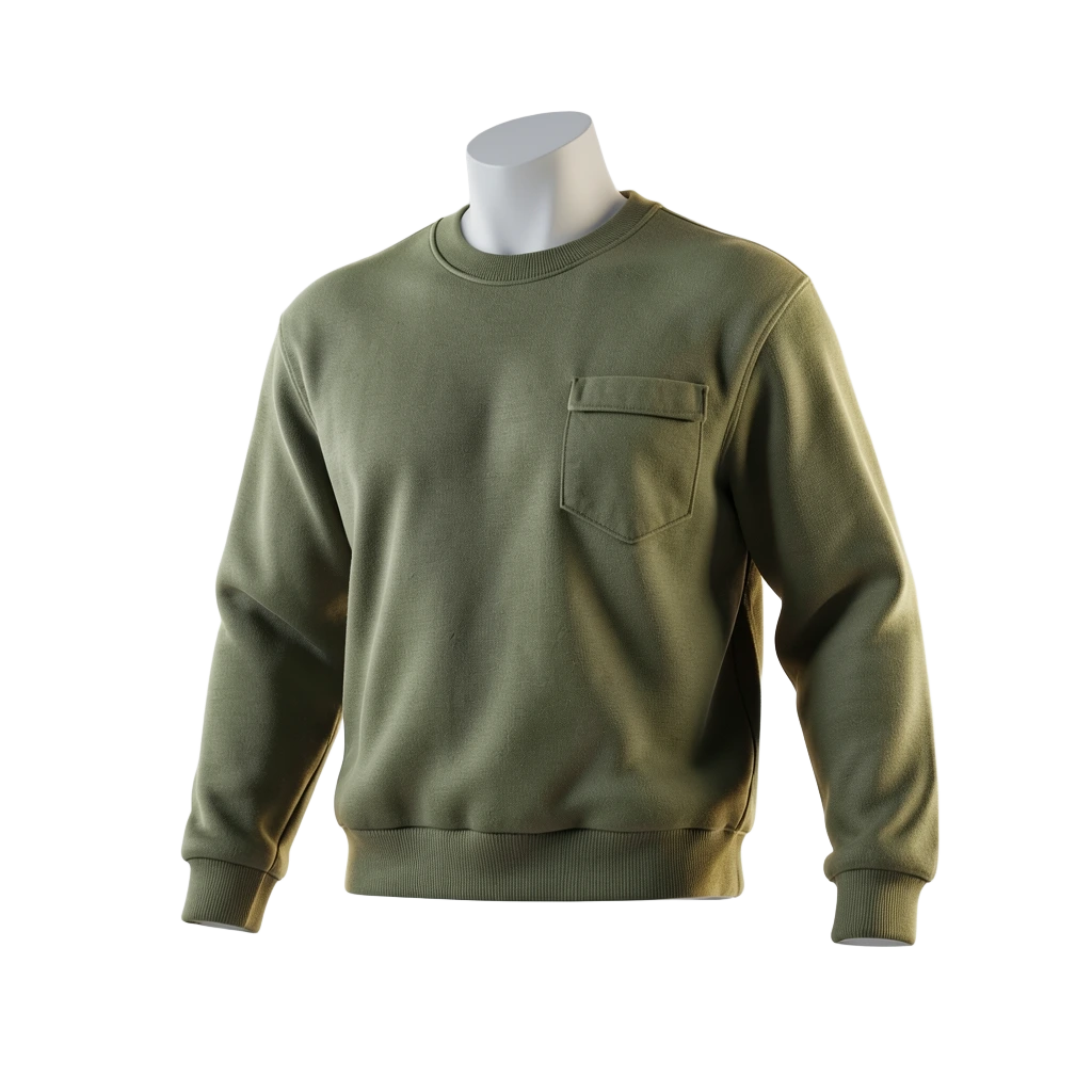 Olive Military Sweatshirt