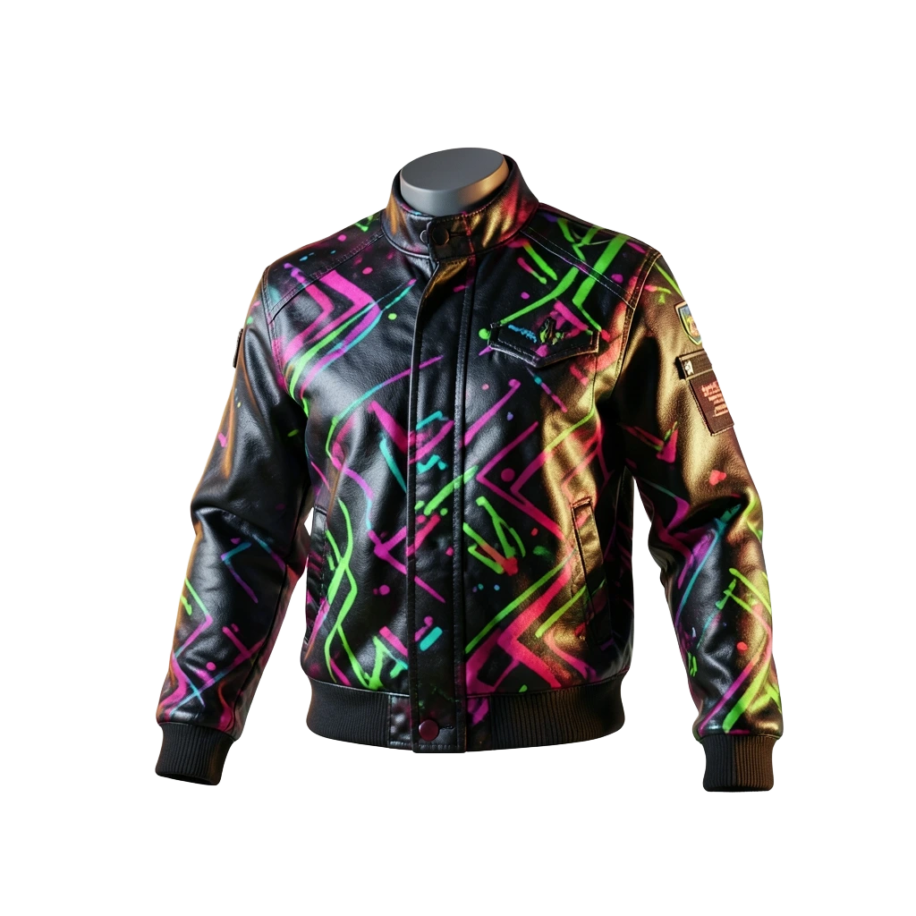 UV-Reactive Tracksuit Top