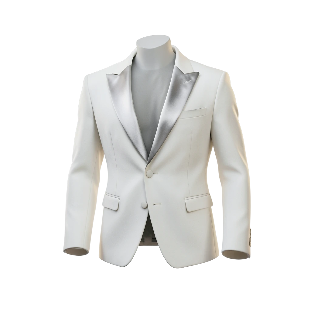 White Tuxedo Jacket