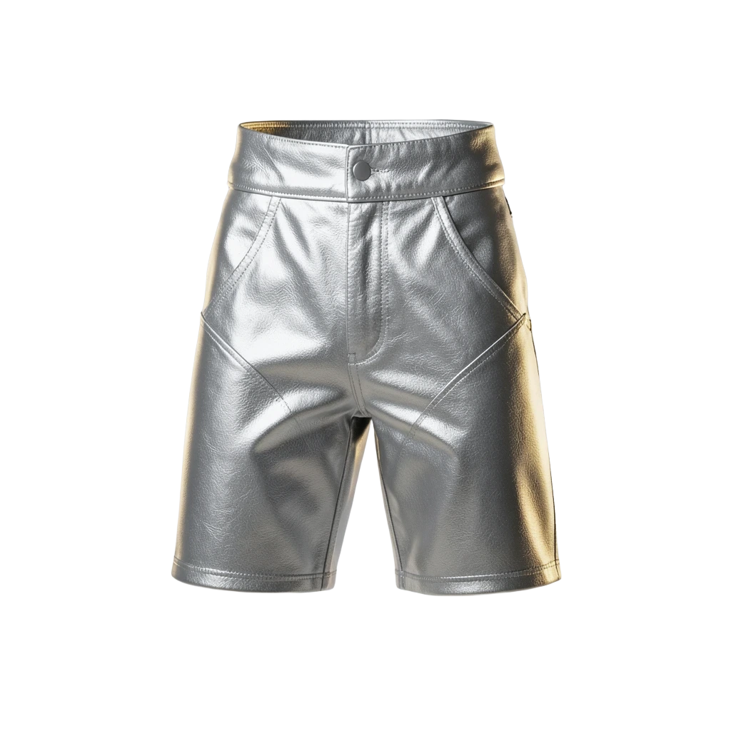 Silver Space Shorts