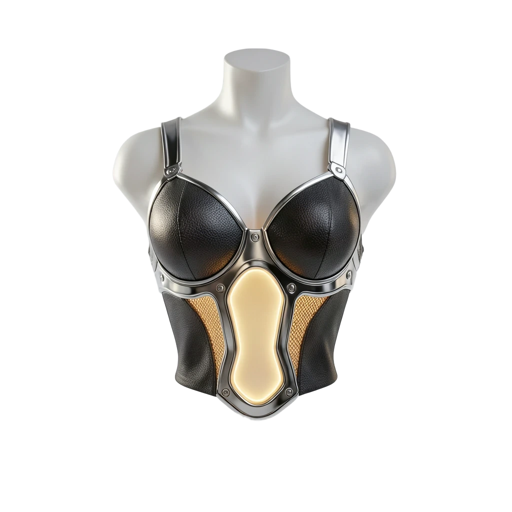 Chrome Exo Bralette