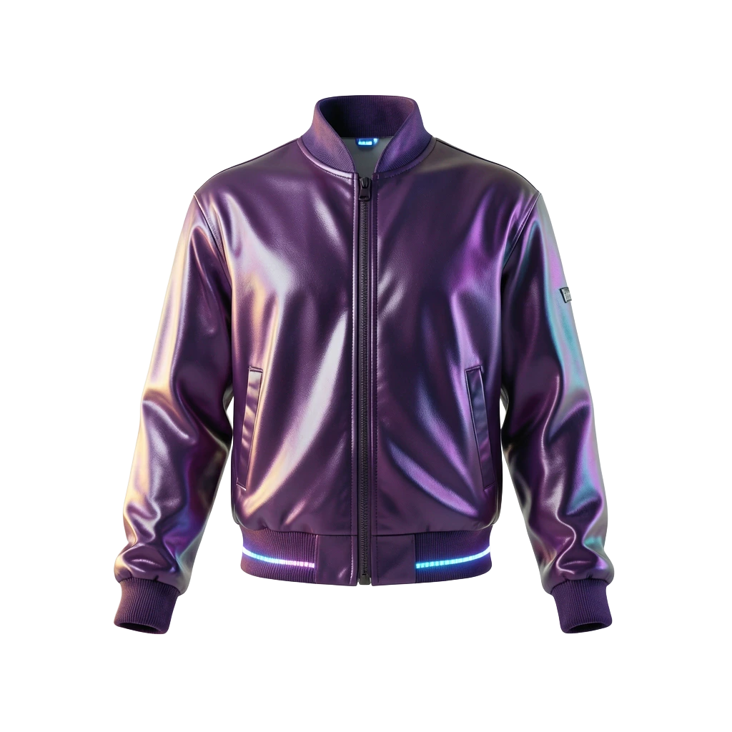 Purple Holographic Jacket