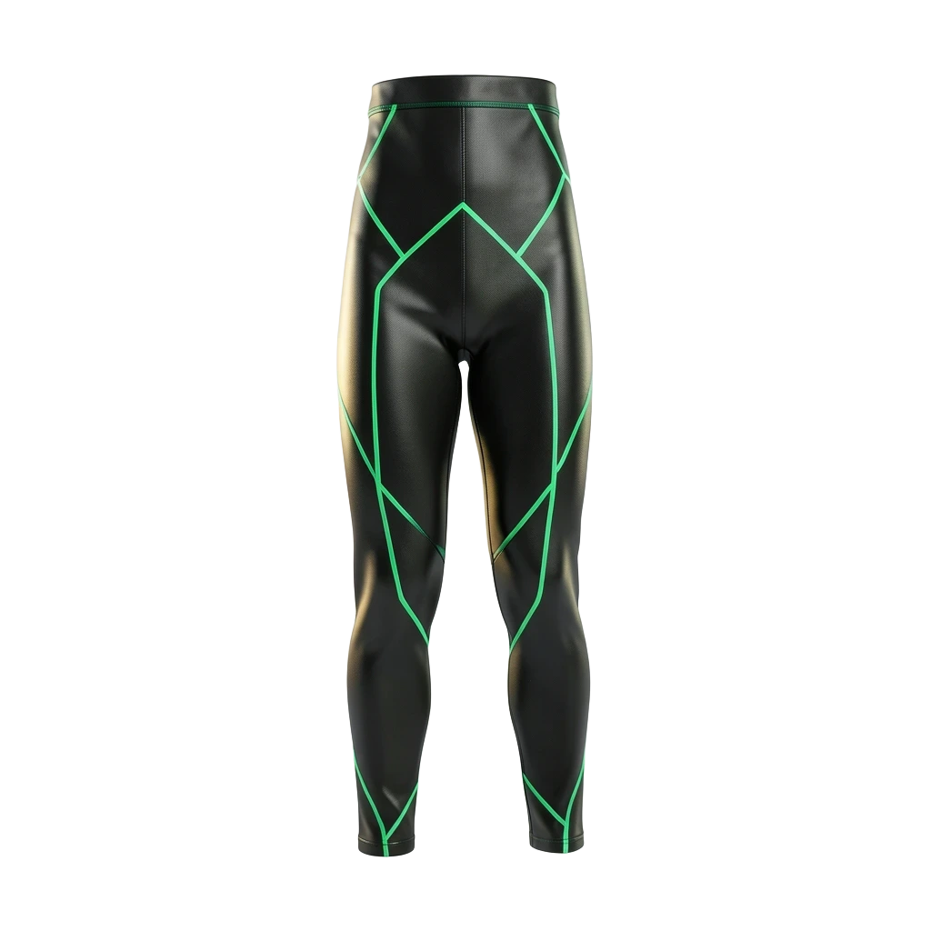 Black-Green Suit Leggings