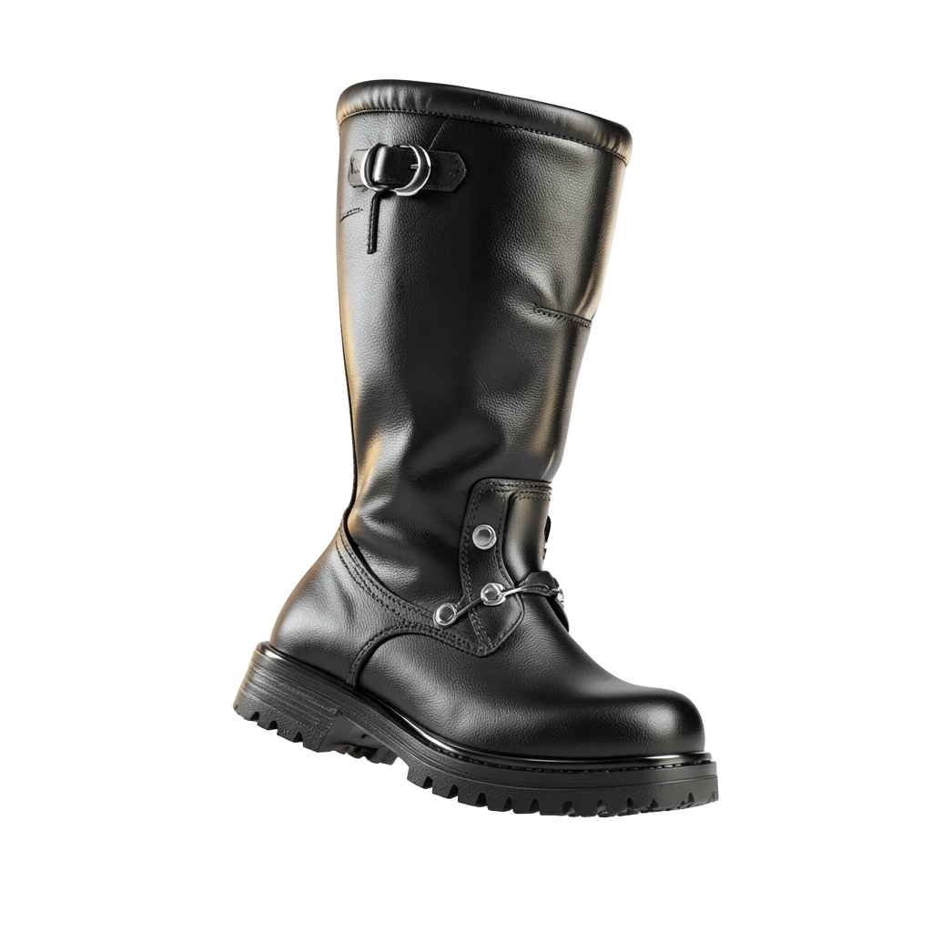 Black Heavy Stomping Boots