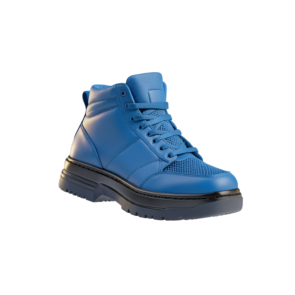 Blue Cyber Hi-Tops