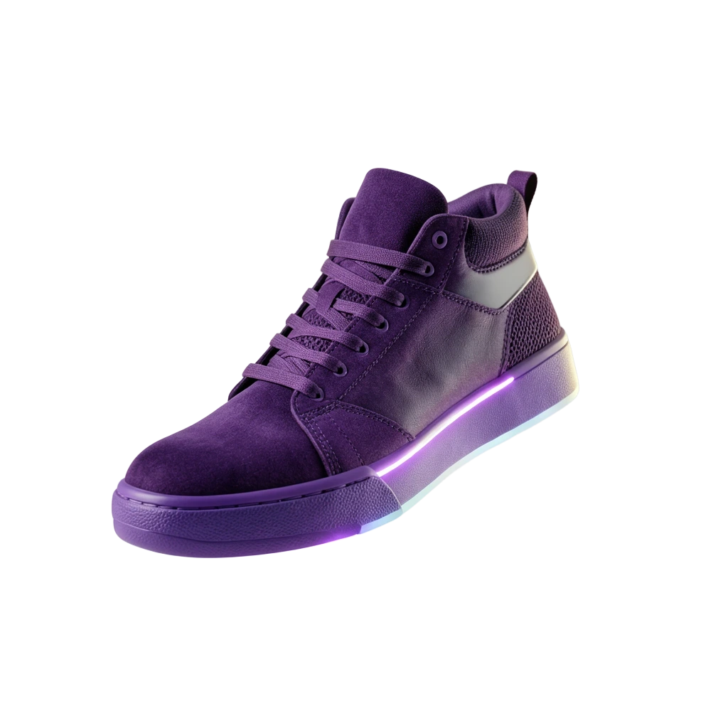 Purple Neon High-Tops