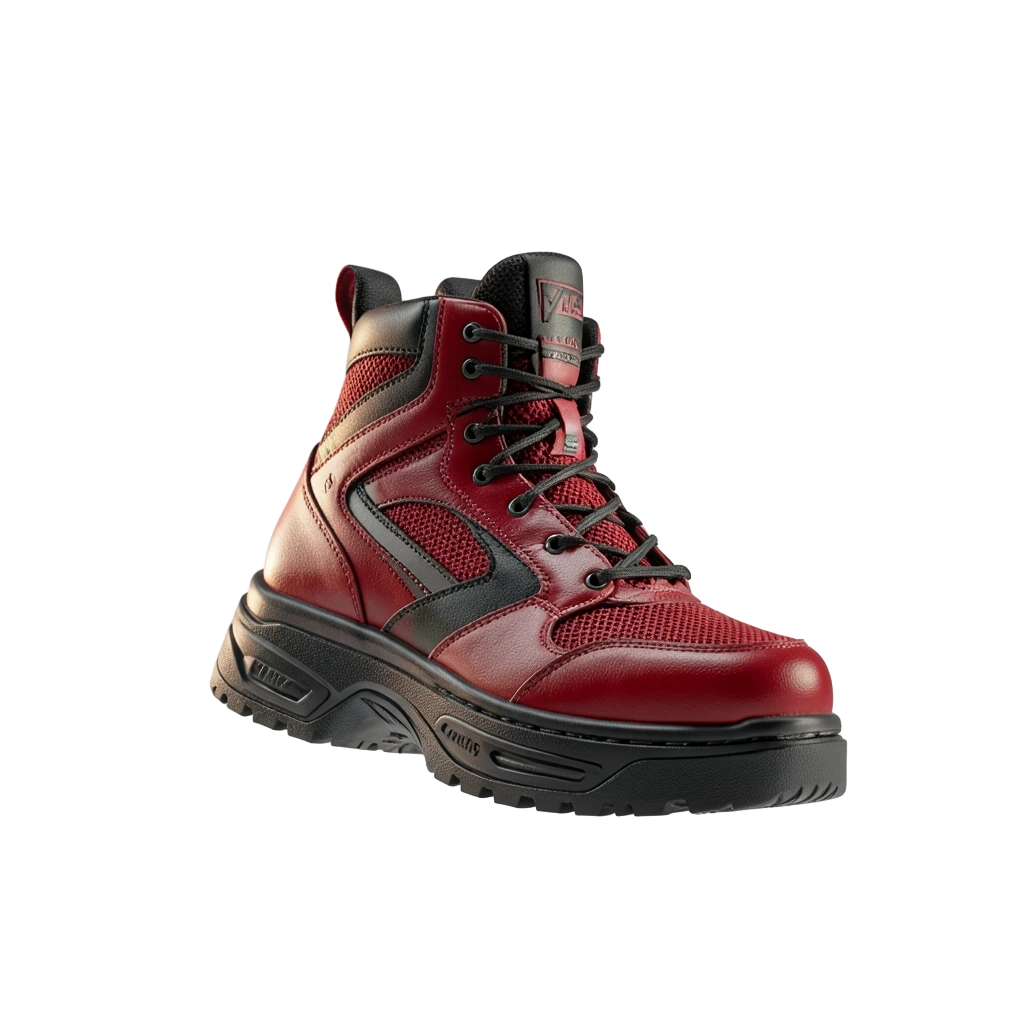 Red-Black Cyber Boots