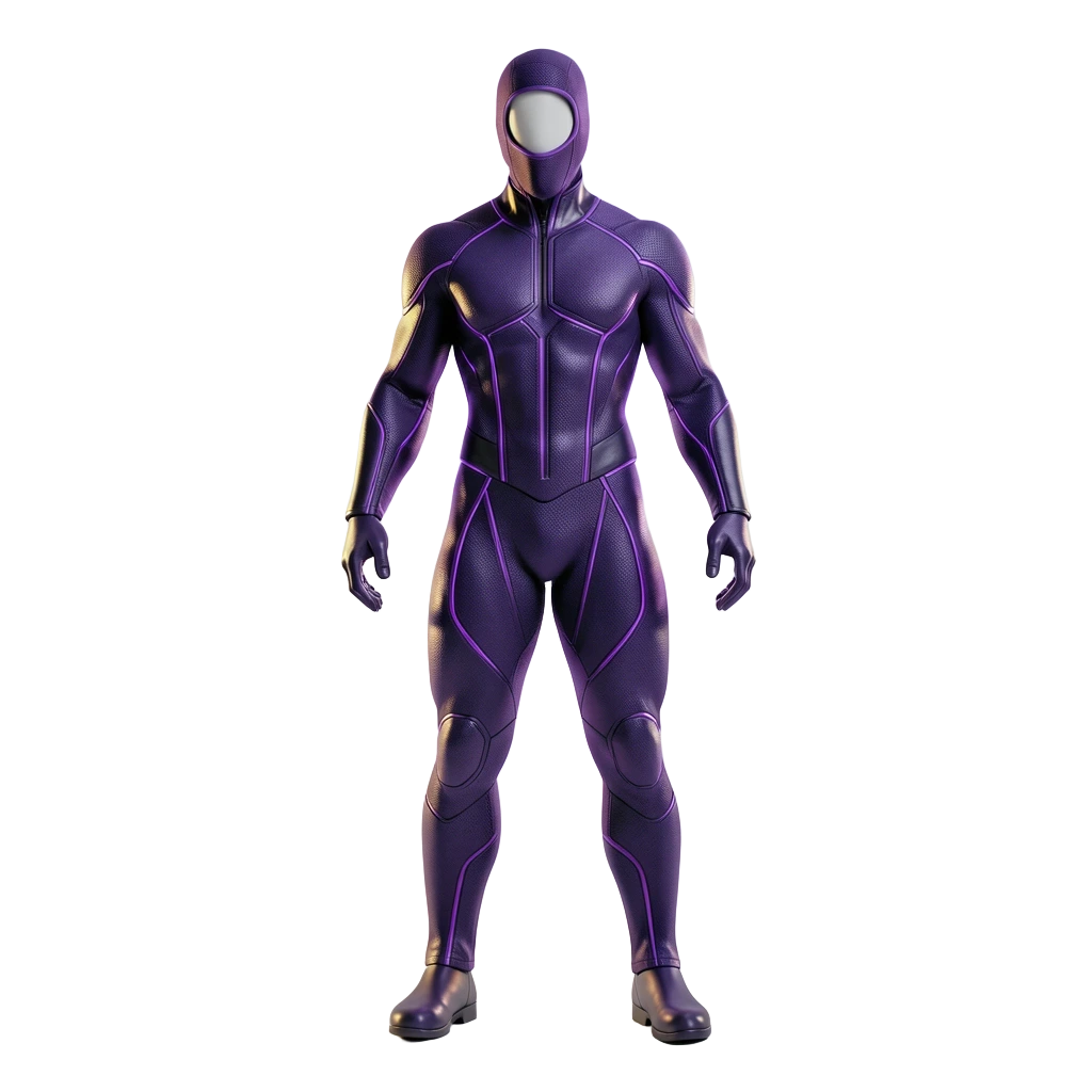 Purple Stealth Suit