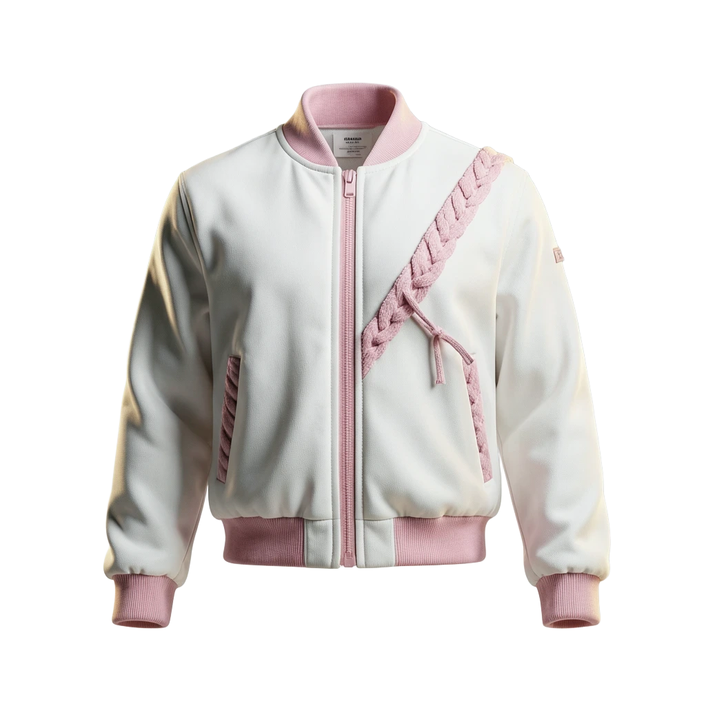 Pink-White Space Bomber
